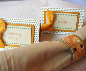 Placecards for Thanksgiving!