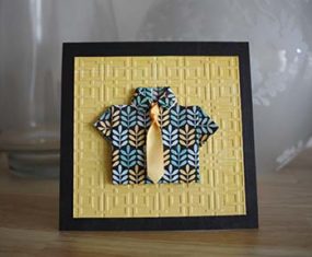 Tutorial Tuesday: Origami Shirt and Tie