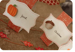 Tutorial Tuesday: Thanksgiving Name Cards