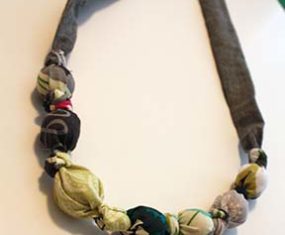 Tutorial Tuesday: Pieced Fabric Necklace