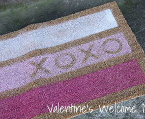Tutorial Tuesday: Valentine’s Day Welcome Mat