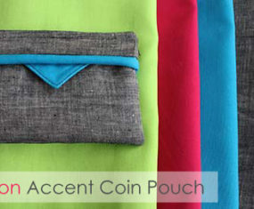 Tutorial Tuesday: Neon Coin Pouch