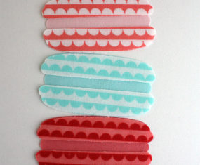 French Macaron Applique
