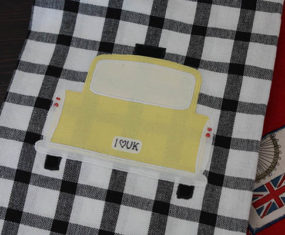 Taxi Towel Applique