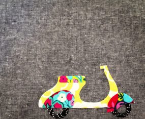 Vroom! Scooter Applique